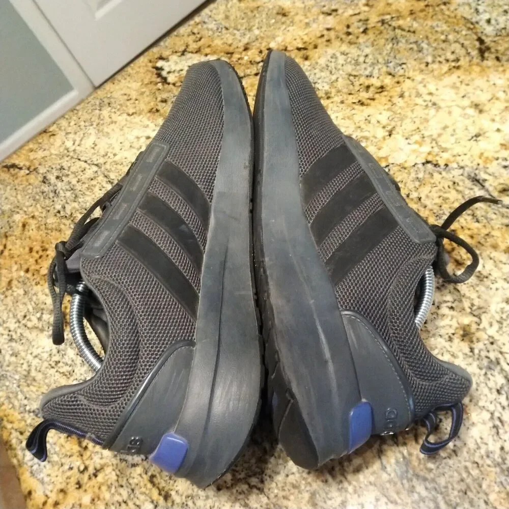 Adidas Racer TR21 Men's Size 11 Lace Up Running Shoes Sneakers Black/Gray GZ8185